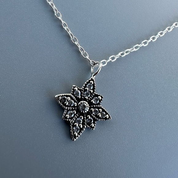 Sterling Silver Star Necklace - Picture 3 of 6